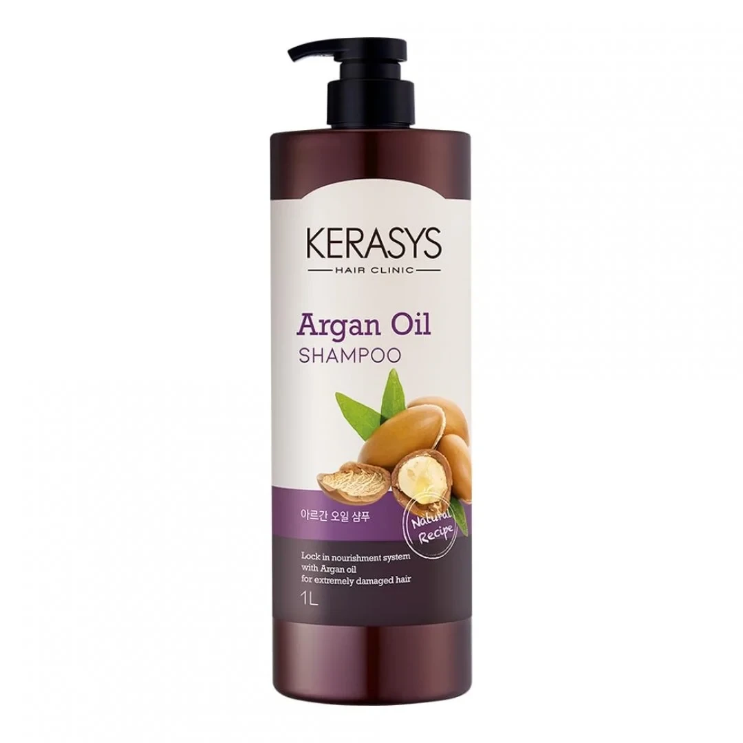 Kerasys Hair Clinic Argan Oil Shampoo 1000ml nourishing and repairing shampoo